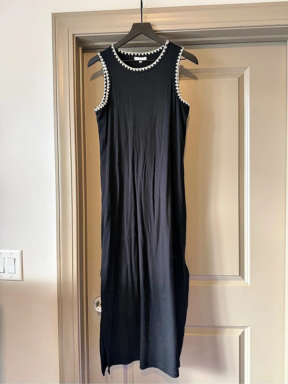 Z Supply Tarelle Maxi Dress Black Size Medium